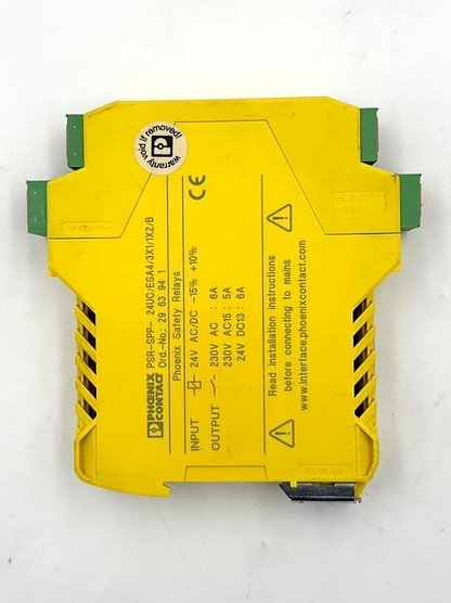 Phoenix Contact PSRSPP24UC/ESA4/3X1/1X2/B Safety Relay - saleem al tamimi electric equipment trading co llc-UAE