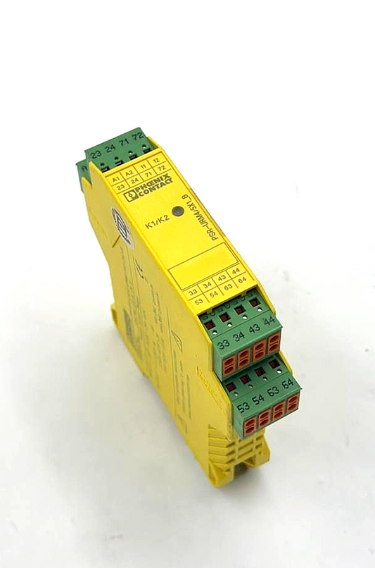 Phoenix Contact PSRSPP24UC/URM4/5X1/2X2/B Safety Relay Module - saleem al tamimi electric equipment trading co llc-UAE