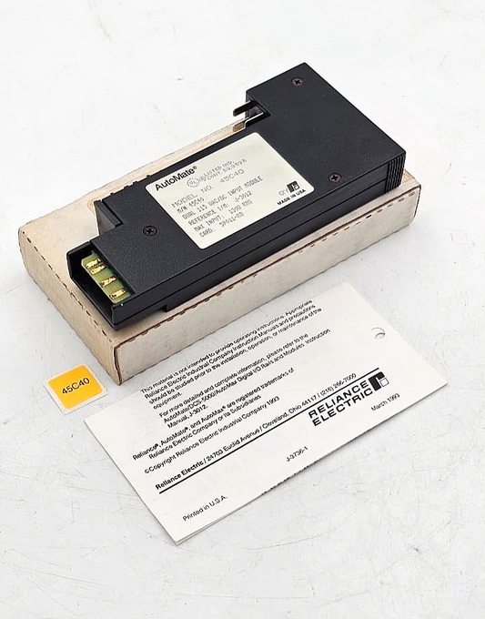 Reliance Electric AutoMate 45C40 Dual 115V AC/DC Input Module ( 1 pcs ) - saleem al tamimi electric equipment trading co llc-UAE