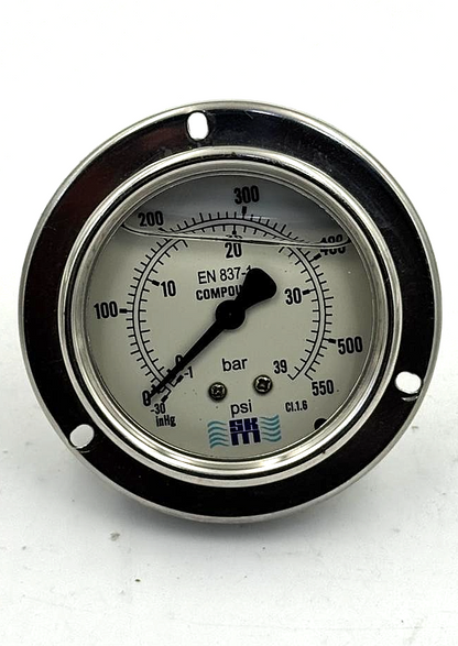 SKM 63GFBBLRWC0/550 Pressure Gauge | 0550 PSI - saleem al tamimi electric equipment trading co llc-UAE