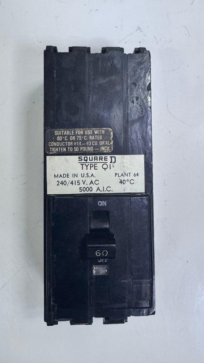 SQUARE D Type QI Circuit Breaker | 240/415V AC | 5000 AIC | Made in U.S.A. - saleem al tamimi electric equipment trading co llc-UAE