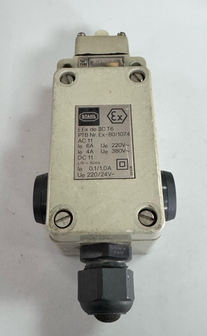 STAHL 8078/110 EEx de IIC T6 Explosion Proof Switch - saleem al tamimi electric equipment trading co llc-UAE