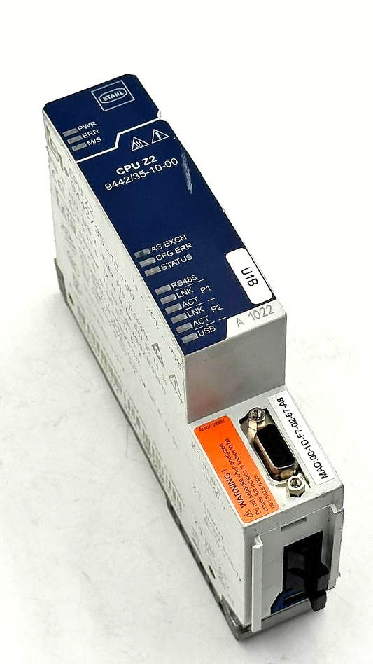 STAHL CPU Z2 9442/351000 | Remote I/O CPU Module | Made in Germany - saleem al tamimi electric equipment trading co llc-UAE