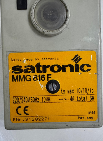 Satronic Matronic MMG 816F Burner Control Unit | 220–240V 50Hz | Swiss Maid - saleem al tamimi electric equipment trading co llc-UAE