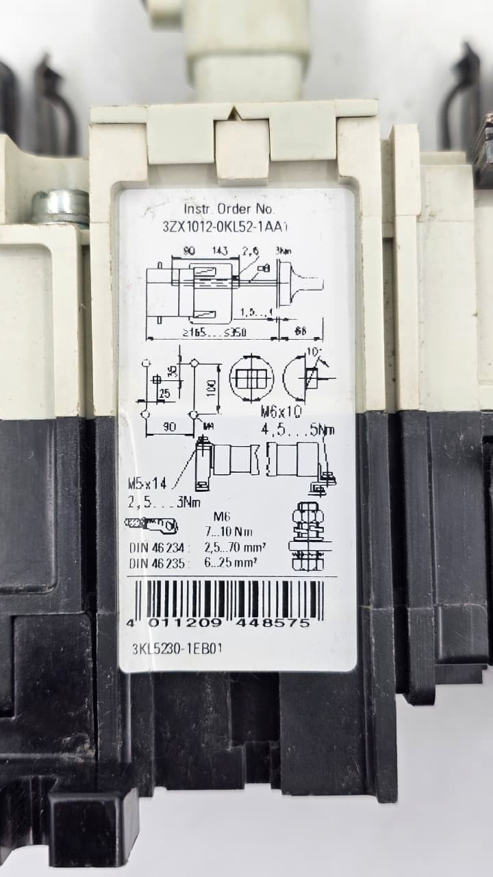 Siemens | 3KL52301AB01 | Switch disconnector | Made in Germany4
