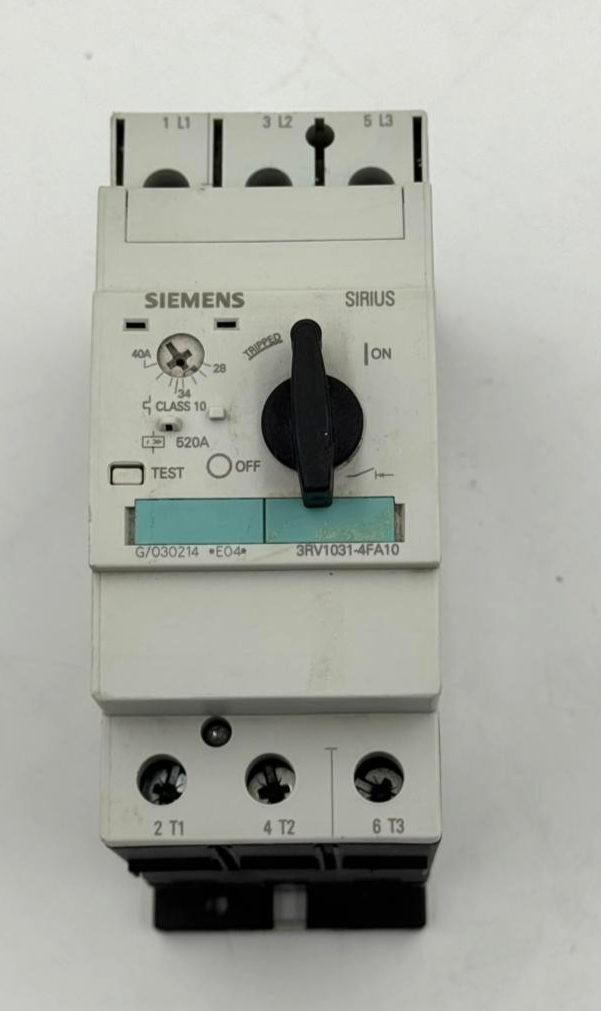 Siemens 3RV10314FA10 Motor Protection Circuit Breaker 40A | Made in Germany - saleem al tamimi electric equipment trading co llc-UAE