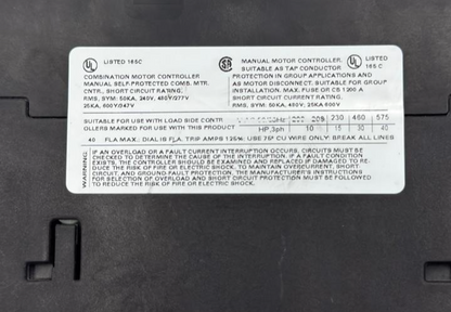Siemens 3RV10314FA10 Motor Protection Circuit Breaker 40A | Made in Germany - saleem al tamimi electric equipment trading co llc-UAE