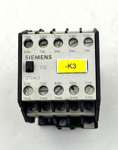 Siemens 3TH43550B Auxiliary Contactor Relay | Made in Germany - saleem al tamimi electric equipment trading co llc-UAE