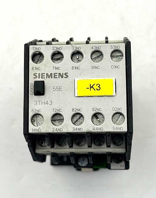 Siemens 3TH43550B Auxiliary Contactor Relay | Made in Germany - saleem al tamimi electric equipment trading co llc-UAE