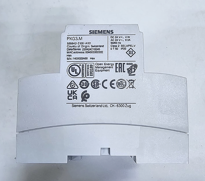 Siemens PXG3.M BACnet Router | S556422106A101 | Made in Switzerland - saleem al tamimi electric equipment trading co llc-UAE