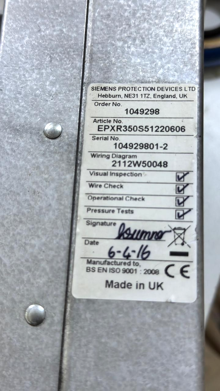 Siemens Reyrolle XR350 Trip & Alarm Relay (7PG1753 3CC10 4BE0) |  UK Made  1 pcs - saleem al tamimi electric equipment trading co llc-UAE