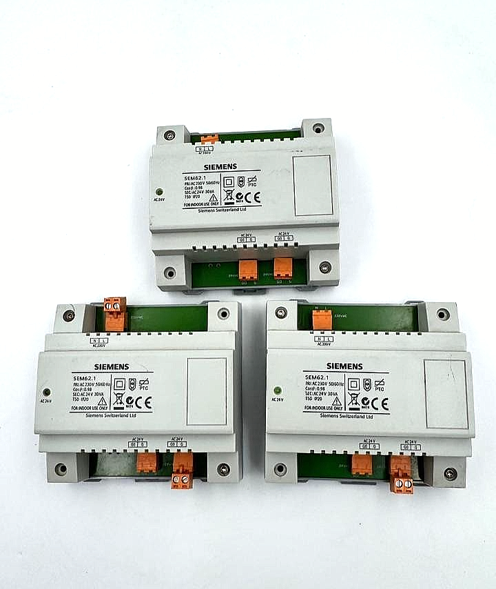Siemens SEM62.1 | 230V to 24V AC  | Transformer |  Made in Switzerland ( 1pcs ) - saleem al tamimi electric equipment trading co llc-UAE