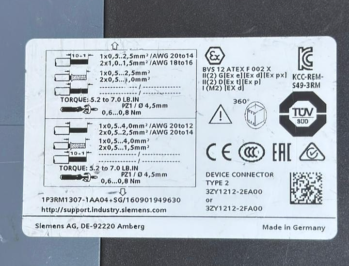 Siemens SIRIUS 3RM1307-1AA04 Motor Starter | Made in Germany - saleem al tamimi electric equipment trading co llc-UAE