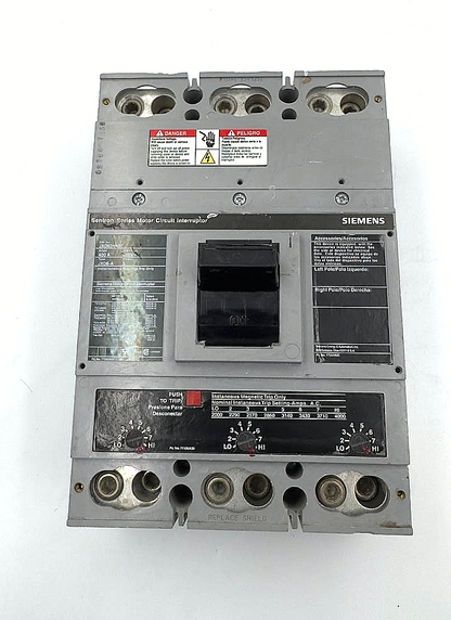 Siemens Sentron JXD63H400 Motor Circuit Interrupter | 400A 3Pole 600V - saleem al tamimi electric equipment trading co llc-UAE
