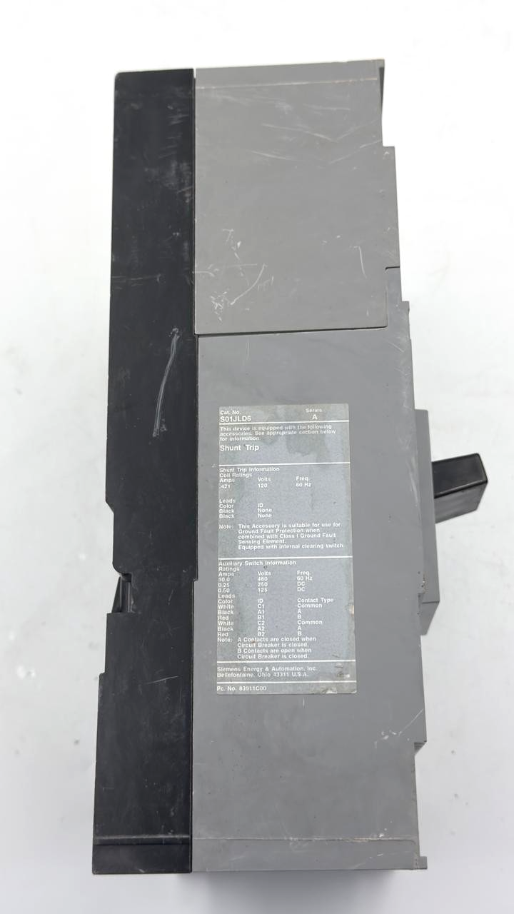 Siemens Sentron LXD63H600 Motor Circuit Interrupter | 600A | 3Pole | 600V - saleem al tamimi electric equipment trading co llc-UAE
