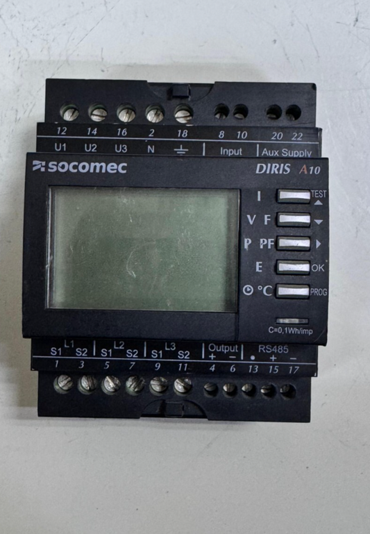Socomec DIRIS A10 Power Monitoring Unit – RS485 Modbus, 200277V AC, - saleem al tamimi electric equipment trading co llc-UAE