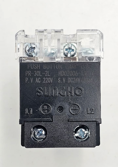 Sungho PR30L2L/HD0200613010 Push Button Lamp ( 1 pcs ) - saleem al tamimi electric equipment trading co llc-UAE