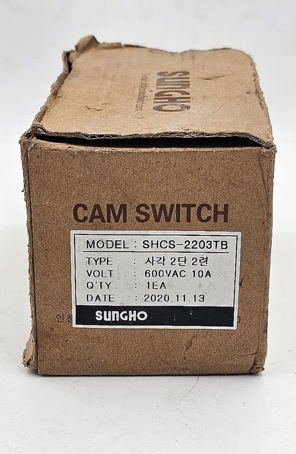 Sungho SHCS2203TB Cam Switch | 600VAC, 10A - saleem al tamimi electric equipment trading co llc-UAE