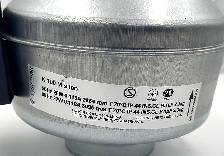 Systemair K 100M Sileo Circular Duct Fan - saleem al tamimi electric equipment trading co llc-UAE