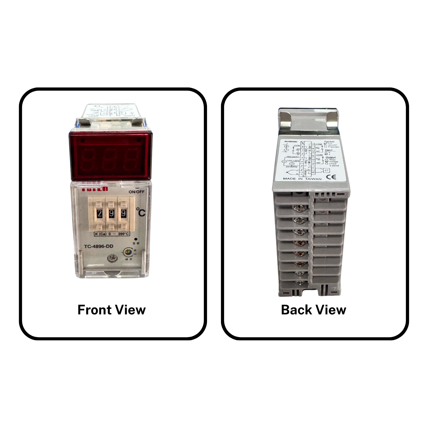 TC4896DDJR3 Temp Controller | JType | 48x96mm | 0399°C | Relay Output | AC1 - saleem al tamimi electric equipment trading co llc-UAE