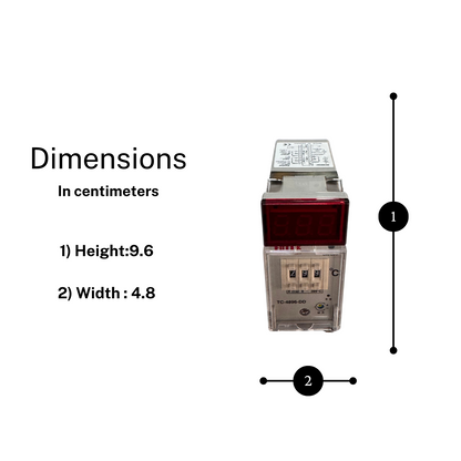 TC4896DDR3 Temperature Controller – 48x96mm Panel, KType Sensor Input, - saleem al tamimi electric equipment trading co llc-UAE