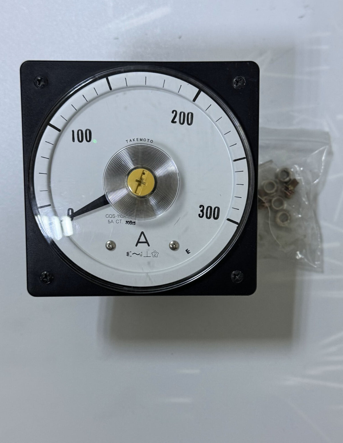 Take Moto CQS 110A AC Ammeter | 0 300A via 5A CT | Analog Panel Meter NOF0907 - saleem al tamimi electric equipment trading co llc-UAE