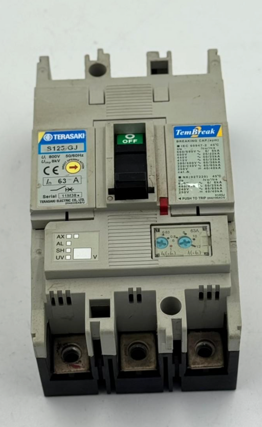 Terasaki | S125NJ | Circuit Breaker | 63 A - saleem al tamimi electric equipment trading co llc-UAE