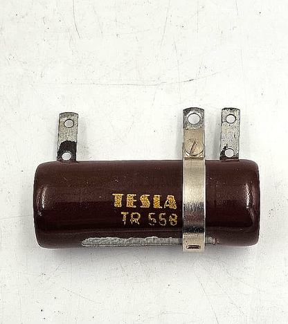 Tesla TR 558 Wirewound Resistor 25 Watt ( 1 pcs ) - saleem al tamimi electric equipment trading co llc-UAE