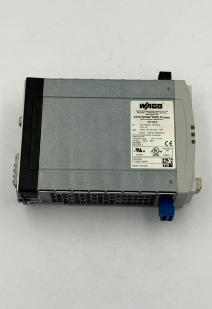 WAGO 787-832 | EPSITRON PRO Power Supply | 24V DC 10A | Made in Germany - saleem al tamimi electric equipment trading co llc-UAE