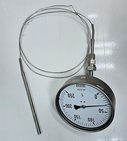 WIKA Temperature Gauge | 0–250°C | Gas System Use - saleem al tamimi electric equipment trading co llc-UAE