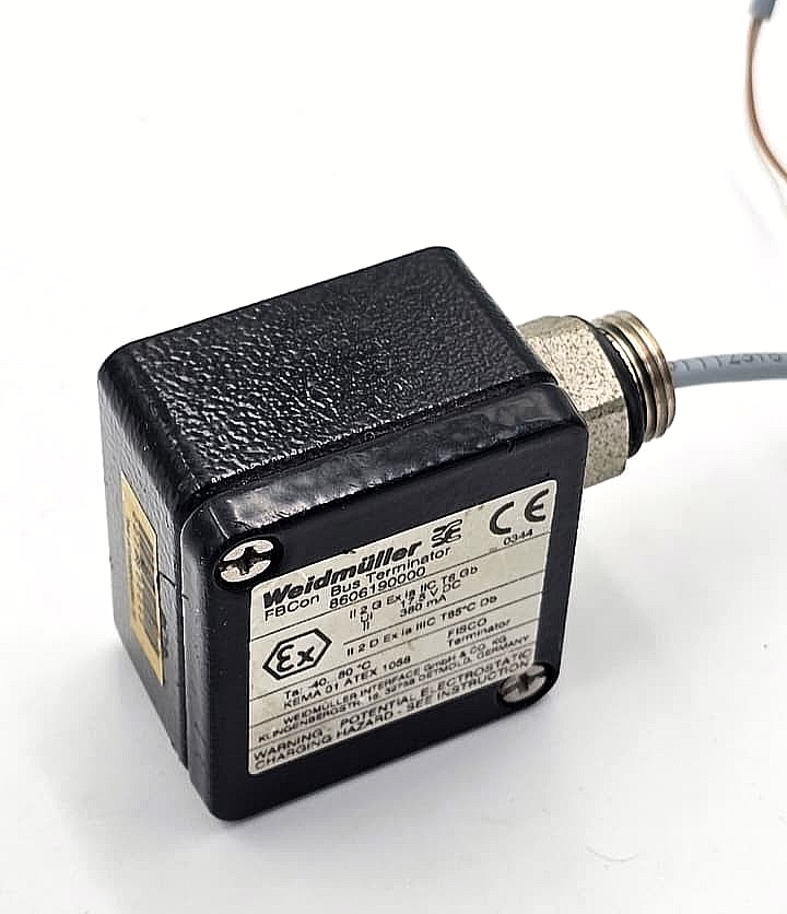 Weidmüller 8606190000 FBCon Fieldbus Bus Terminator | Made in Germany3
