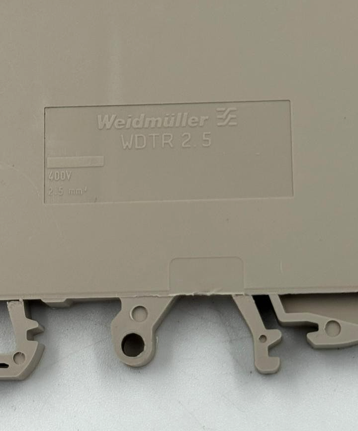 Weidmüller WDTR 2.5 Terminal Block (Pack of 10) | Made in Romania10