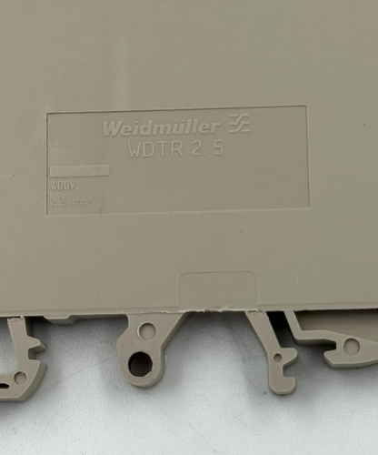 Weidmüller WDTR 2.5 Terminal Block (Pack of 10) | Made in Romania10