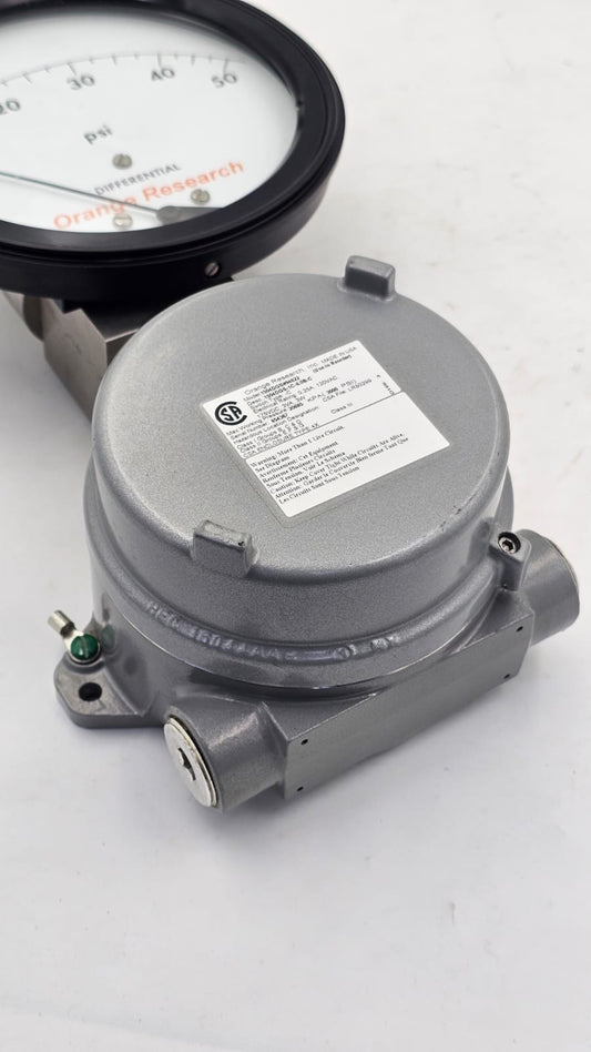 Orange Research 1504DGS / KILLARK HKB-BC-20-4X Pressure Diaphragm Gauge- 50 PSI