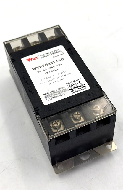 Woonyoung WYFTH20T1AD 3Phase Noise Filter 500V 20A ( 1 Pcs) - saleem al tamimi electric equipment trading co llc-UAE