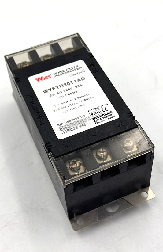 Woonyoung WYFTH20T1AD 3Phase Noise Filter 500V 20A ( 1 Pcs) - saleem al tamimi electric equipment trading co llc-UAE