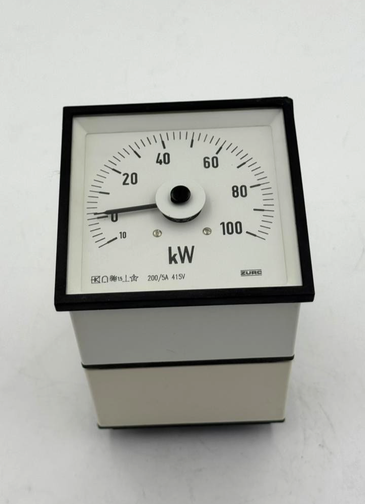 ZURC 100 kW Analog Wattmeter | 415V 200/5A - saleem al tamimi electric equipment trading co llc-UAE
