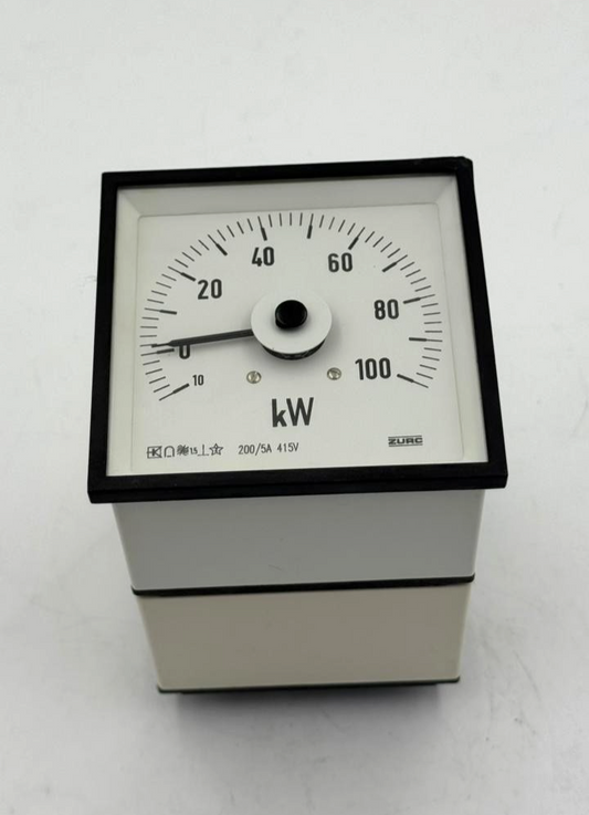 ZURC 100 kW Analog Wattmeter | 415V 200/5A - saleem al tamimi electric equipment trading co llc-UAE