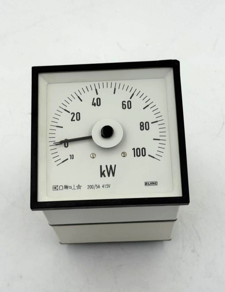 ZURC 100 kW Analog Wattmeter | 415V 200/5A - saleem al tamimi electric equipment trading co llc-UAE