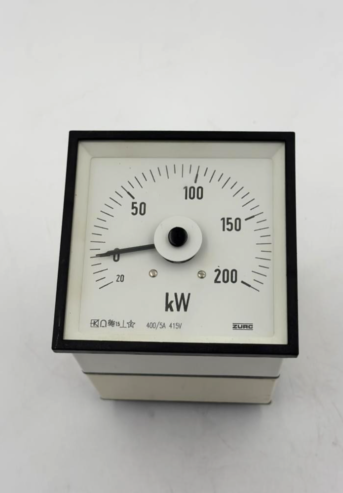 ZURC 200 kW Wattmeter | 415V 400/5A ( 1 Pcs  ) - saleem al tamimi electric equipment trading co llc-UAE