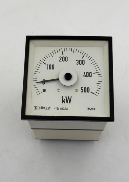 ZURC 500 kW Wattmeter | 415V 800/5A - saleem al tamimi electric equipment trading co llc-UAE