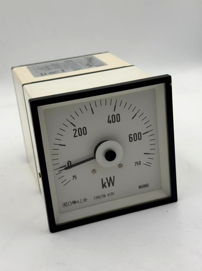ZURC 750 kW Analog Wattmeter | 415V 1200/5A0