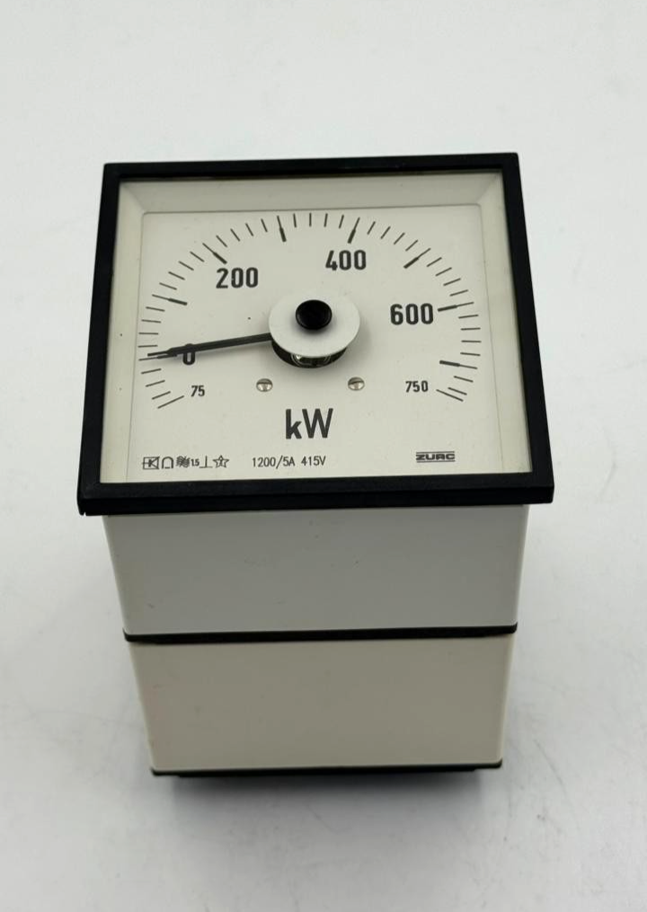 ZURC 750 kW Analog Wattmeter | 415V 1200/5A2
